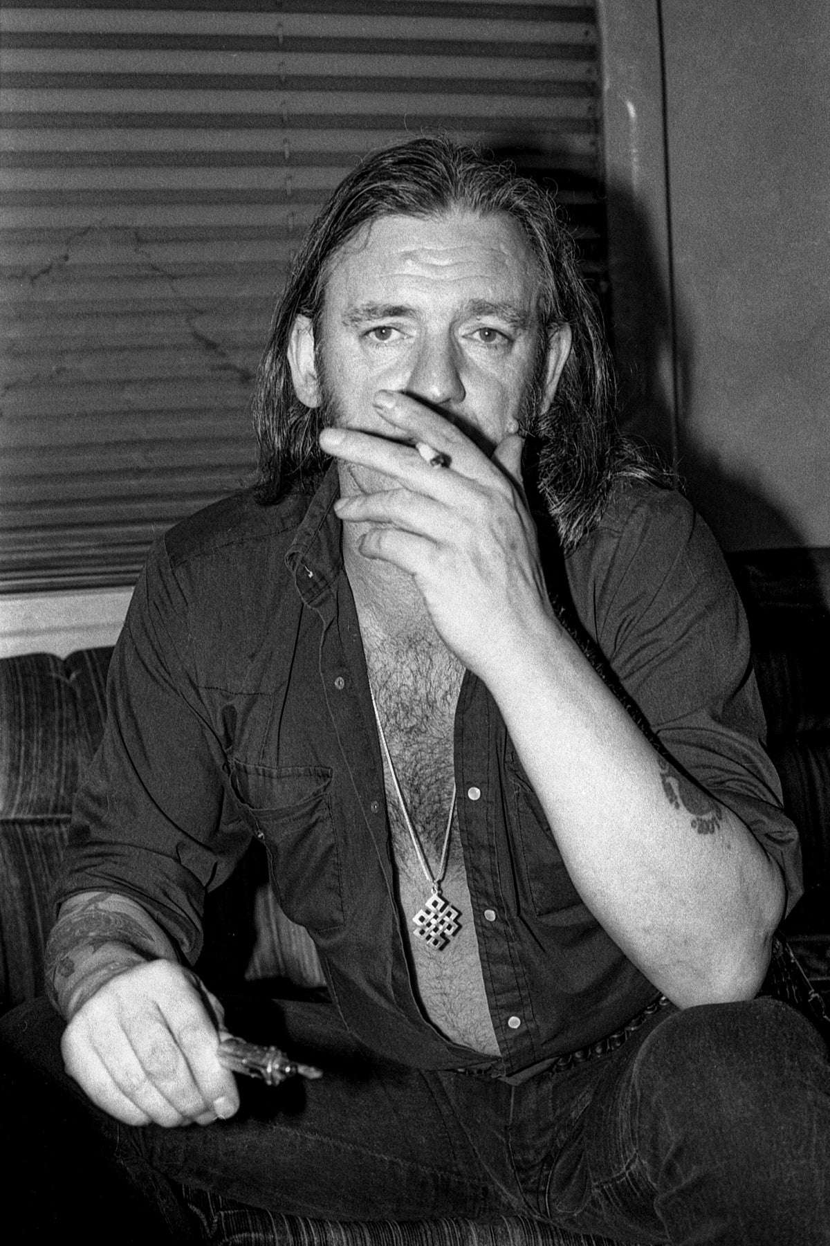 Lemmy Kilmister Framed Black and White Print - Ozzfest, New Jersey, 1998 - By John Veit